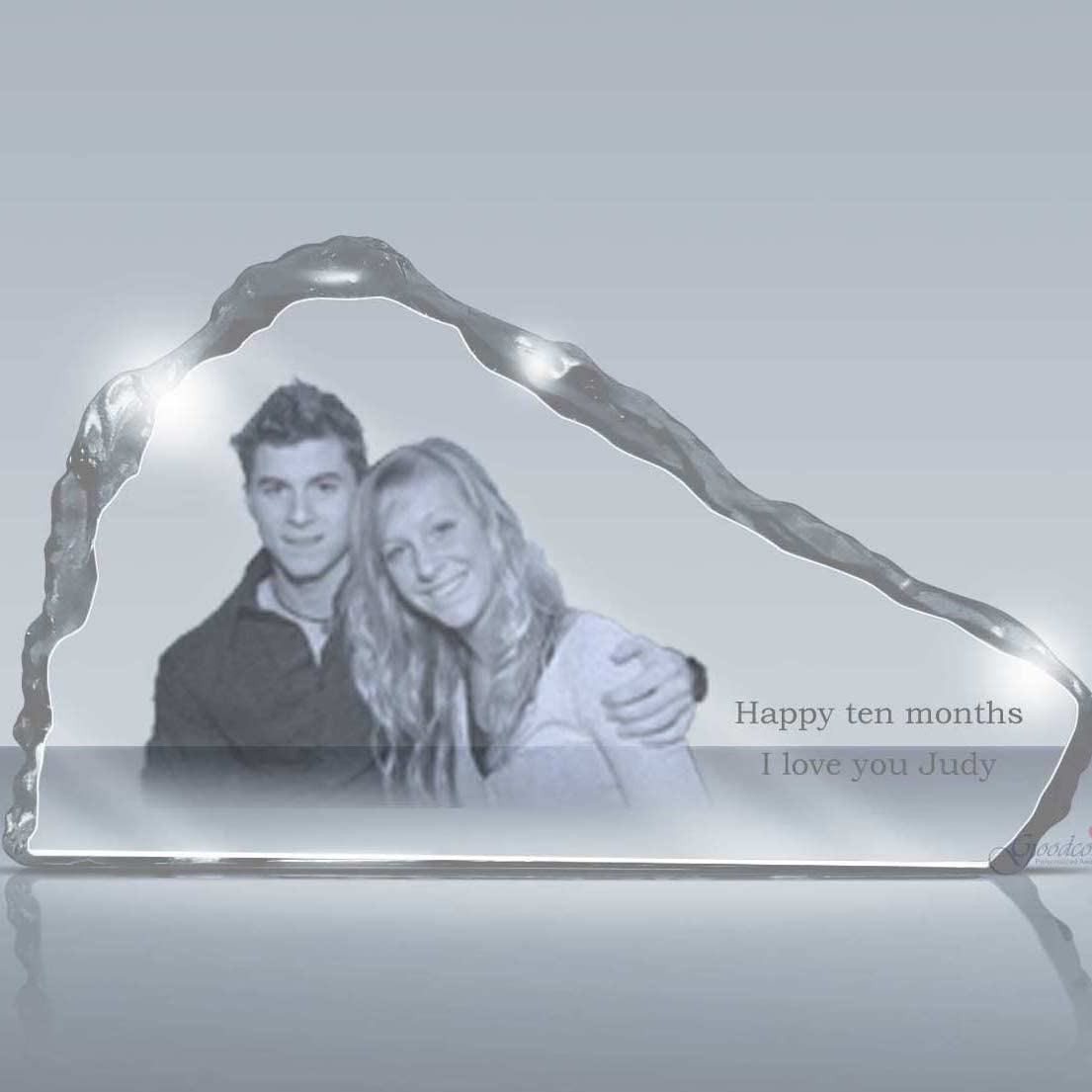 Amazon.com - Goodcount Personalized 2D Photo Etched Crystal